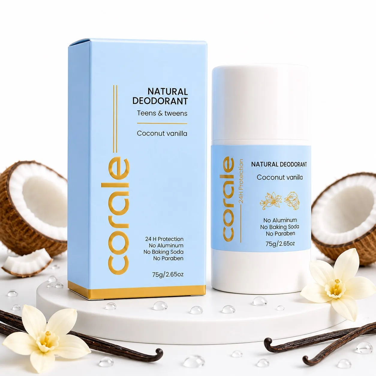 Natural Deodorant – Coconut Vanilla