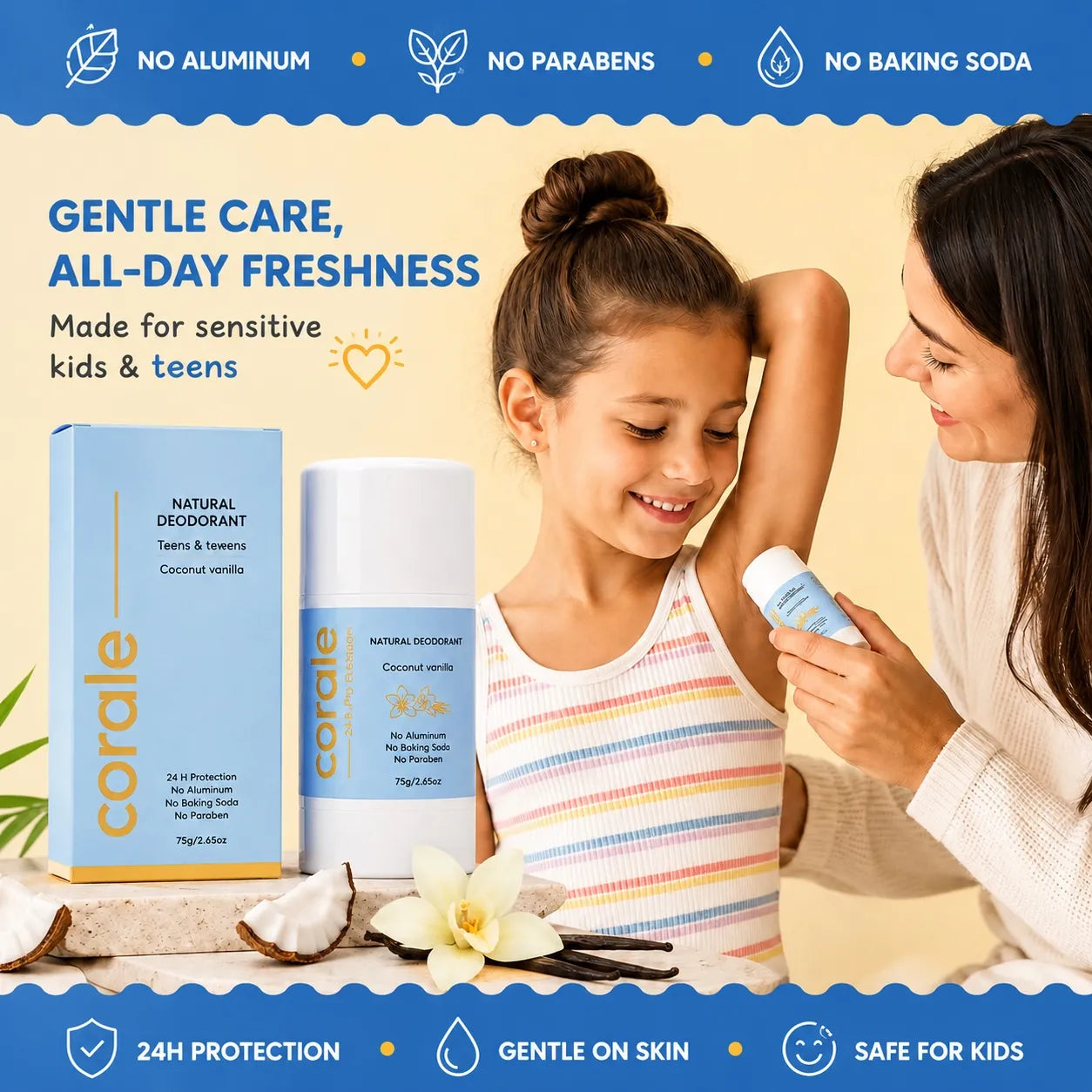 Natural Deodorant – Coconut Vanilla